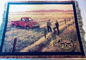 Ford 50th Anniversary Tapestry Throw Blanket